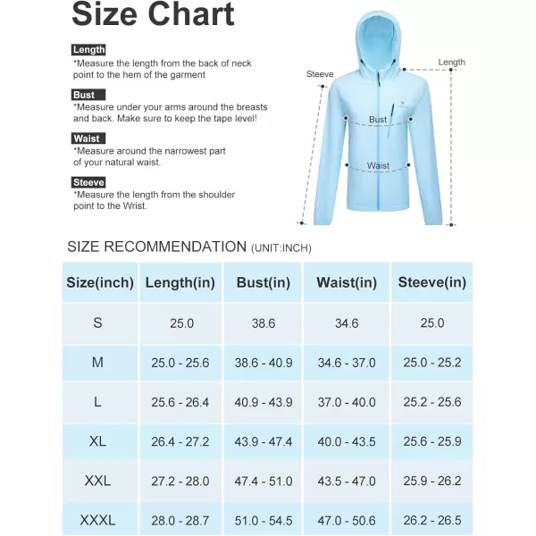 CAMEL CROWN Womens UPF 50 Sun Protection Hoodie Jacket Lightweight Long Sleeve Sun Shirt Women for Hiking with Pocket ZipupBlue