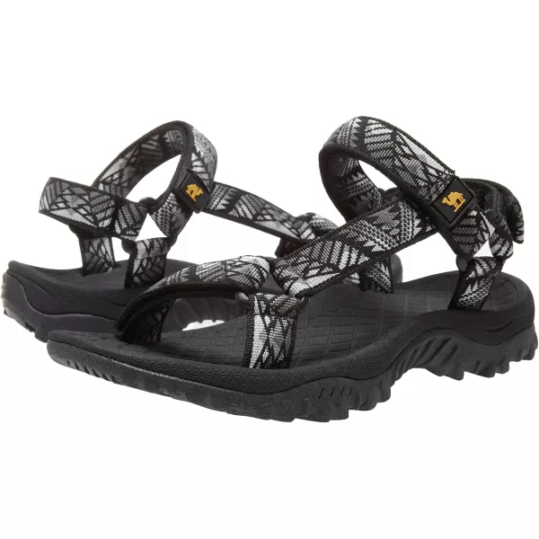 CAMEL CROWN Hiking Sport Sandals for Women Antiskidding Water Sandals Comfortable Athletic Sandals for Outdoor Wading BeachBlackWhite