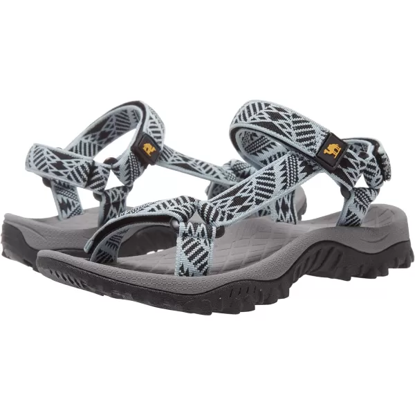 CAMEL CROWN Hiking Sport Sandals for Women Antiskidding Water Sandals Comfortable Athletic Sandals for Outdoor Wading BeachBlueBlack