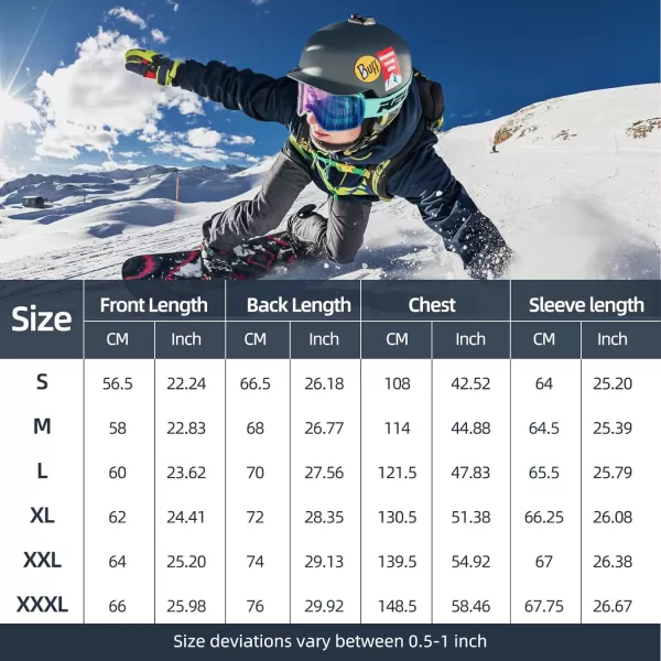 CAMEL CROWN Womens Ski Jacket Thicken Winter Snow Coat Warm Fleece Mountain Waterproof Female Jacket Hooded WindbreakerBlue