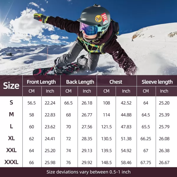 CAMEL CROWN Womens Ski Jacket Thicken Winter Snow Coat Warm Fleece Mountain Waterproof Female Jacket Hooded WindbreakerDark Purple