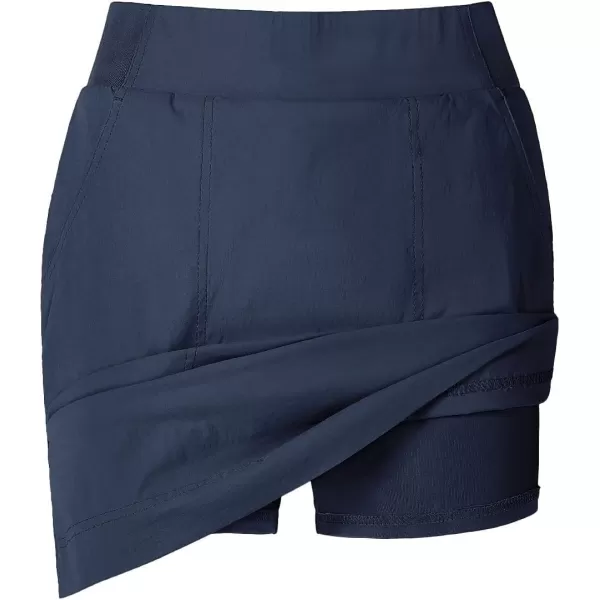 CAMEL CROWN Womens Skorts Athletic Casual High Waisted Tennis Skirt with Shorts Golf Skort Pockets Tummy Control Quick DryDark Blue