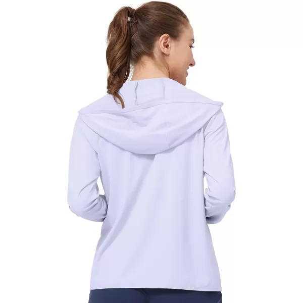 CAMEL CROWN Womens UPF 50 Sun Protection Hoodie Cycling Jacket Cooling Shirt Full ZipPurple