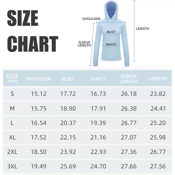 CAMEL CROWN Womens UPF 50 Sun Shirt with Hoodie Long Sleeve UV Protection Lightweight Quick Dry Hiking Tops Fishing OutdoorBlue