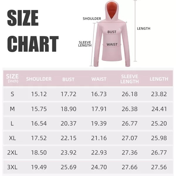 CAMEL CROWN Womens UPF 50 Sun Shirt with Hoodie Long Sleeve UV Protection Lightweight Quick Dry Hiking Tops Fishing OutdoorPink