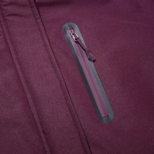 CAMEL CROWN Womens Warm Winter Ski Jackets Waterproof Snow Coat with Hood Mountain Windproof Rain JacketDark Purple