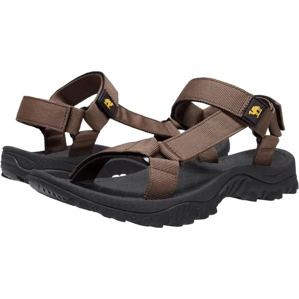 CAMEL CROWN Hiking Sport Sandals for Men Antiskidding Water Sandals Comfortable Athletic Sandals for Outdoor Wading BeachBrown