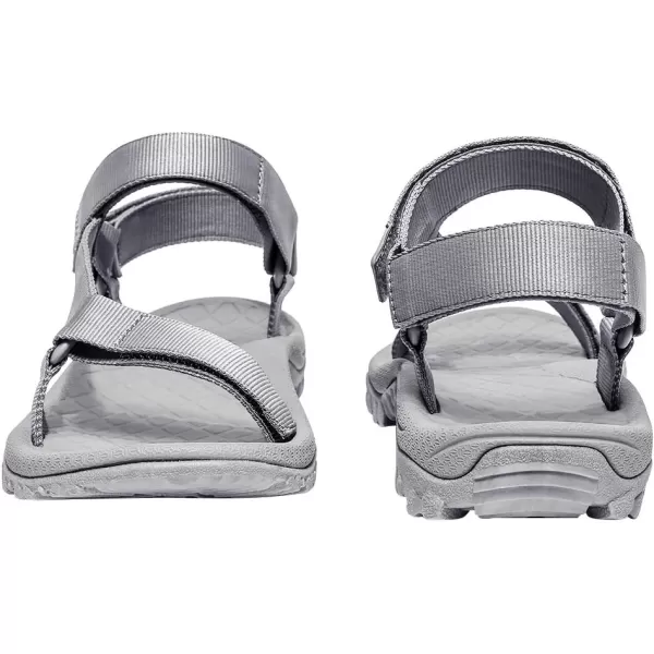 CAMEL CROWN Hiking Sport Sandals for Men Antiskidding Water Sandals Comfortable Athletic Sandals for Outdoor Wading BeachGrey