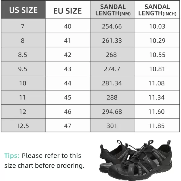 CAMEL CROWN Mens Hiking Sandals Outdoor Sport Athletic Sandals Closed Toe Waterproof Sandals for Summer BeachCAMEL CROWN Mens Hiking Sandals Outdoor Sport Athletic Sandals Closed Toe Waterproof Sandals for Summer Beach