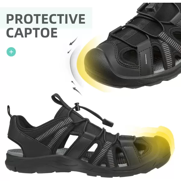 CAMEL CROWN Mens Hiking Sandals Outdoor Sport Athletic Sandals Closed Toe Waterproof Sandals for Summer BeachCAMEL CROWN Mens Hiking Sandals Outdoor Sport Athletic Sandals Closed Toe Waterproof Sandals for Summer Beach