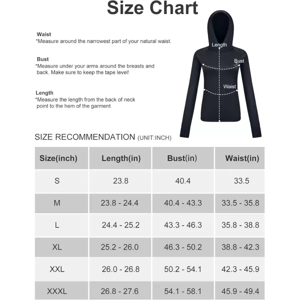 CAMEL CROWN Rash Guard for Women UPF 50 UV Sun Protection Swim Shirts Women Lightweight Quick Dry Long Sleeve Shirt HoodieBlack