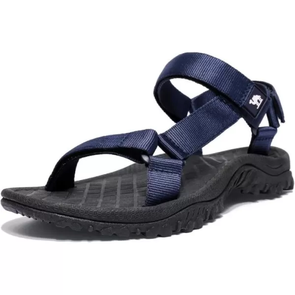 CAMEL CROWN Hiking Sport Sandals for Men Antiskidding Water Sandals Comfortable Athletic Sandals for Outdoor Wading BeachBlue