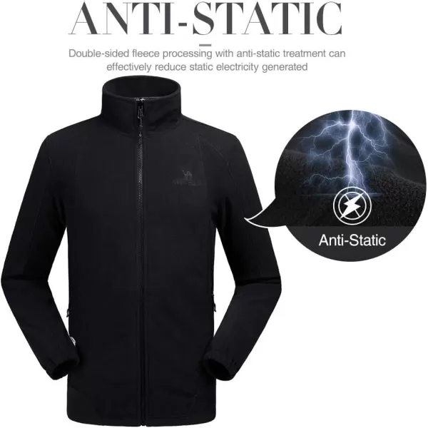 CAMEL CROWN Mens Ski Jacket 3 in 1 Waterproof Winter Jacket Snow Jacket Windproof Hooded with Inner Warm Fleece CoatBlack1