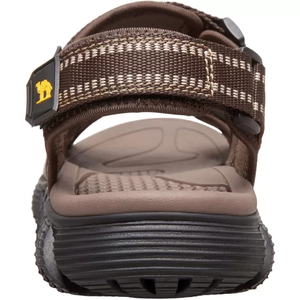 CAMEL CROWN Mens Water Sandals Waterproof Arch Support Hiking Sandals Comfort Leather Sandals Adjustable Athletic Outdoor Sandals for Summer Beach Trail WalkingCoffee