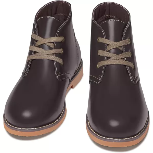 CAMEL CROWN Mens Chukka Boot Casual Oxfords Ankle Boot Midtop Lace up Shoes Fashion ComfortableBrown