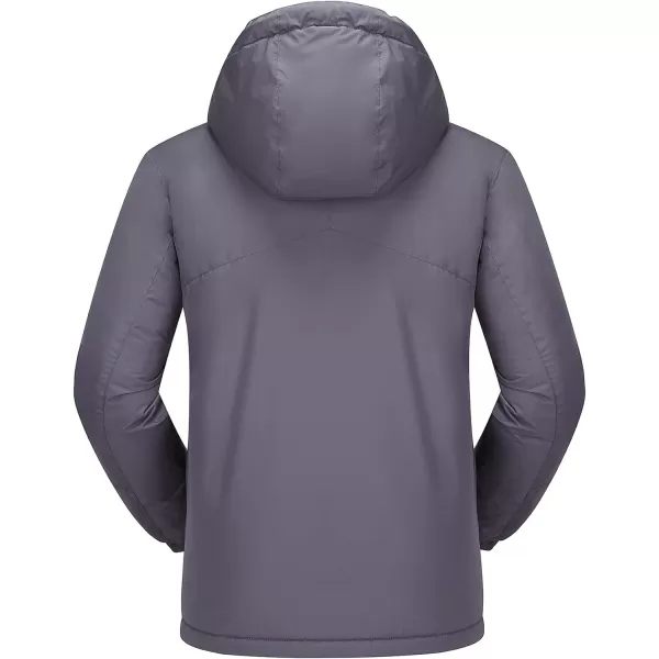 CAMEL CROWN Mens Waterproof Ski Jacket Warm Winter Snow Coat Mountain Windbreaker Hooded Raincoat Snowboarding JacketGrey