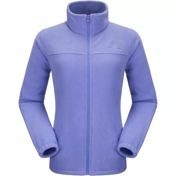 CAMEL CROWN Women Full Zip Fleece Jackets with Pockets Soft Polar Fleece Coat Jacket Sweater for Spring OutdoorBlue2