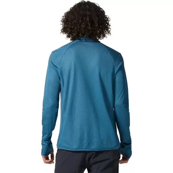 imageMountain Hardwear Mens Airmesh 12 Zip Jacket for Hiking Rock Climbing and Backpacking  QuickDrying and LightweightCaspian