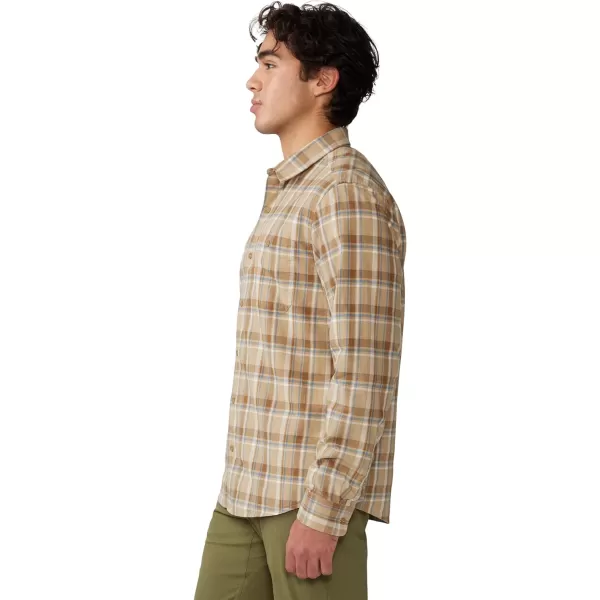 imageMountain Hardwear Mens Big Cottonwood Long Sleeve ShirtMoab Tan Trailhead Plaid