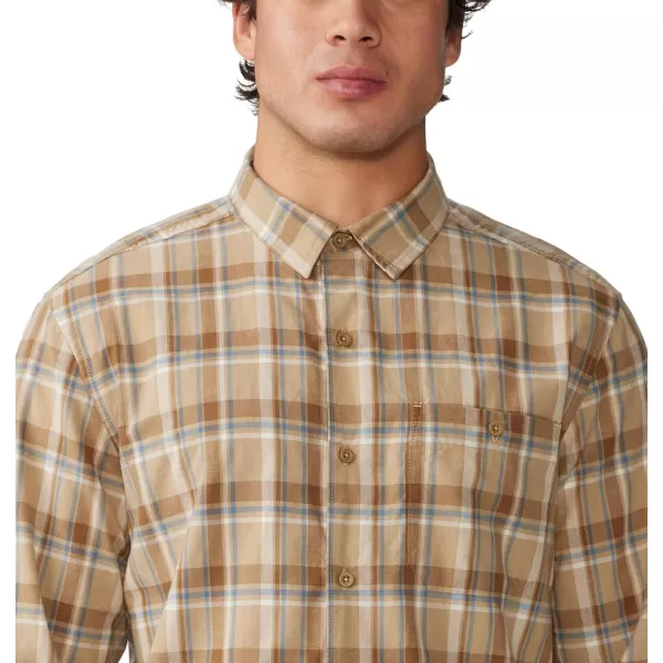 imageMountain Hardwear Mens Big Cottonwood Long Sleeve ShirtMoab Tan Trailhead Plaid