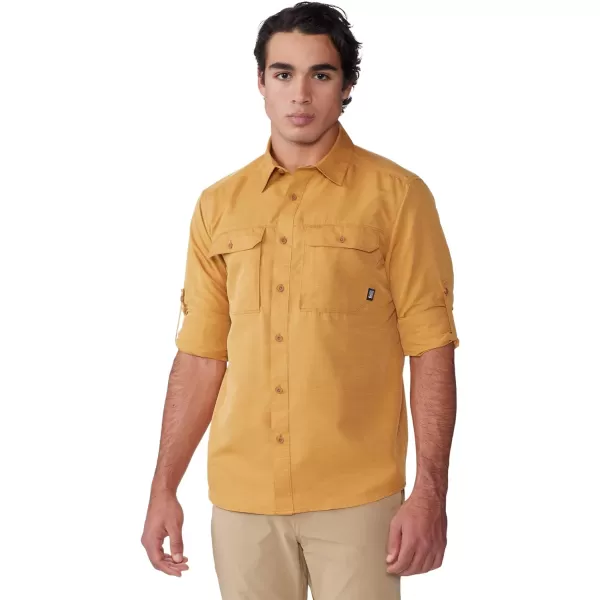 imageMountain Hardwear Mens Canyon Long Sleeve Shirt for Camping Hiking and Everyday Wear  MoistureWicking and BreathableCopper Clay