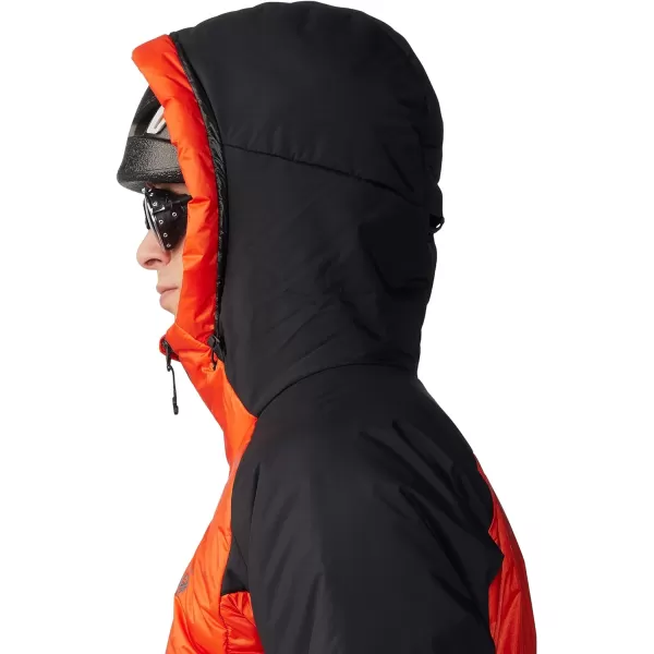 imageMountain Hardwear Mens Compressor Alpine Hooded JacketState Orange  Black