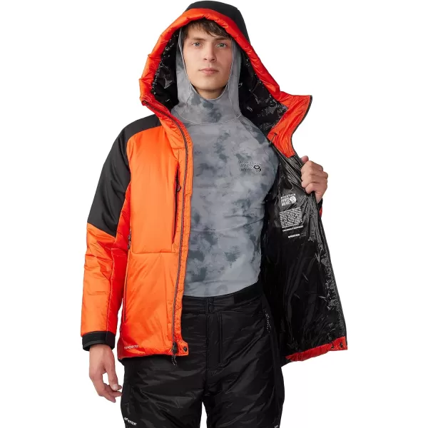 imageMountain Hardwear Mens Compressor Alpine Hooded JacketState Orange  Black