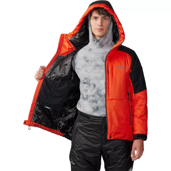 imageMountain Hardwear Mens Compressor Alpine Hooded JacketState Orange  Black