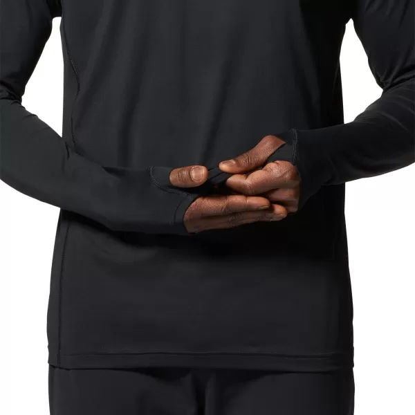 imageMountain Hardwear Mens Crater Lake Hoody for Hiking Camping Backpacking and Casual WearBlack