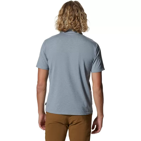 imageMountain Hardwear Mens Low Exposure PoloGlacial Eoe Stripe