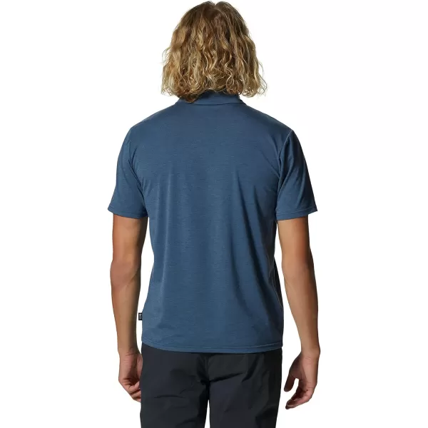 imageMountain Hardwear Mens Low Exposure PoloZinc Eoe Stripe