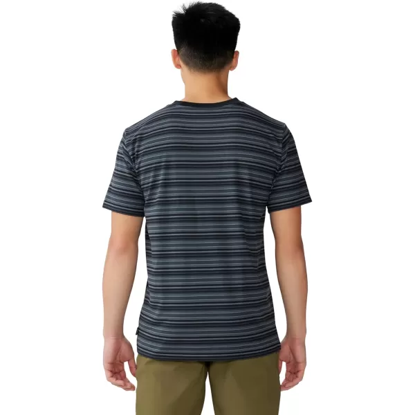 imageMountain Hardwear Mens Low Exposure Short SleeveBlack Crag Stripe