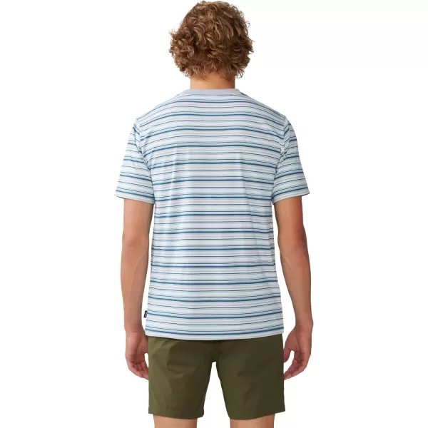imageMountain Hardwear Mens Low Exposure Short SleeveMhw White Crag Stripe