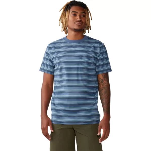 imageMountain Hardwear Mens Low Exposure Short SleeveZinc Crag Stripe