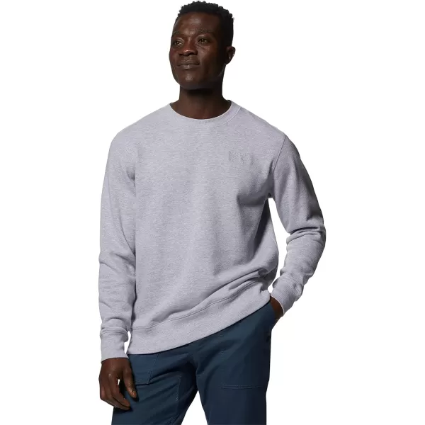 imageMountain Hardwear Mens MHW Logo Pullover Crew for Travel Camping and Casual WearHardwear Grey Heather