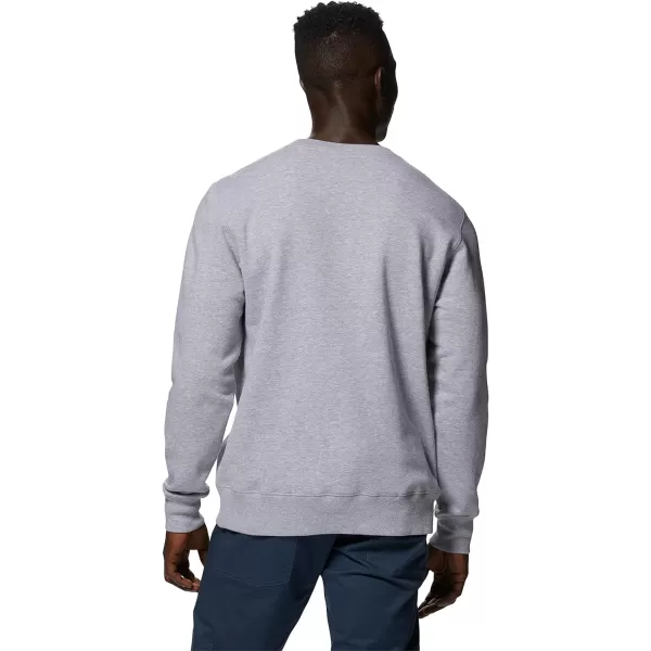 imageMountain Hardwear Mens MHW Logo Pullover Crew for Travel Camping and Casual WearHardwear Grey Heather