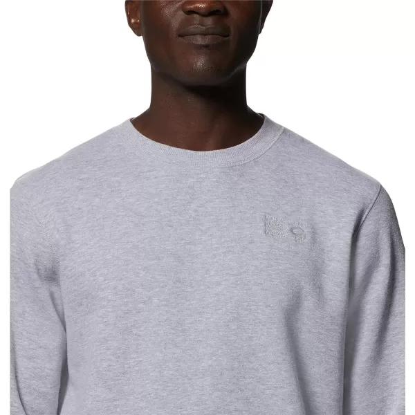 imageMountain Hardwear Mens MHW Logo Pullover Crew for Travel Camping and Casual WearHardwear Grey Heather