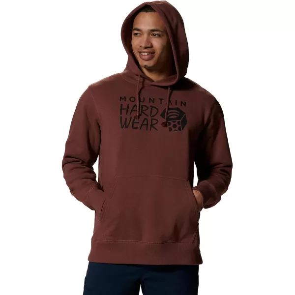imageMountain Hardwear Mens MHW Logo Pullover Hoody for Travel Camping and Casual WearClay Earth