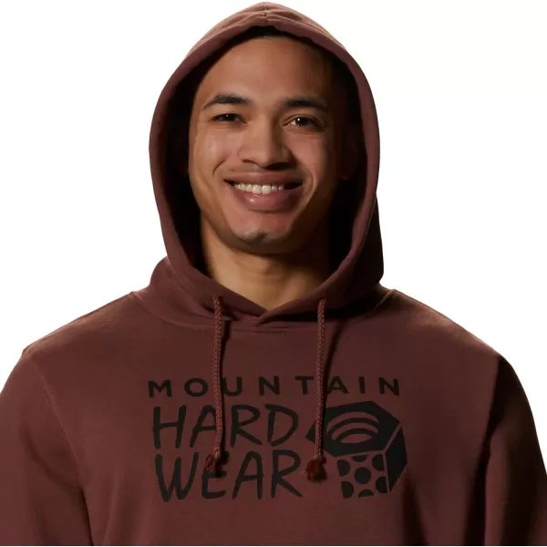 imageMountain Hardwear Mens MHW Logo Pullover Hoody for Travel Camping and Casual WearClay Earth