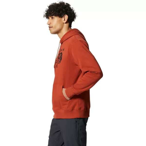 imageMountain Hardwear Mens MHW Logo Pullover Hoody for Travel Camping and Casual WearDark Copper