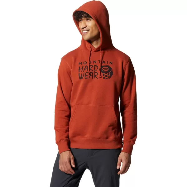 imageMountain Hardwear Mens MHW Logo Pullover Hoody for Travel Camping and Casual WearDark Copper
