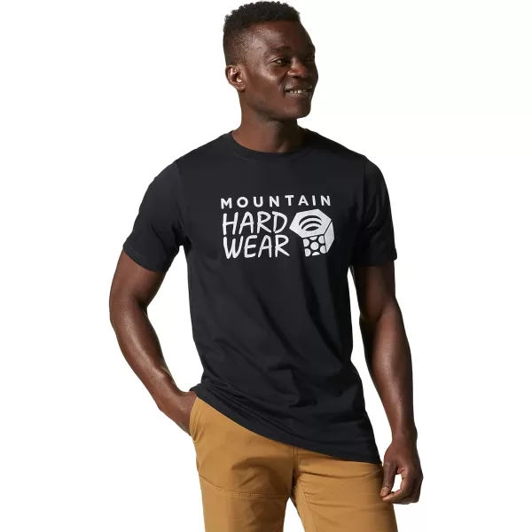 imageMountain Hardwear Mens MHW Logo Short Sleeve  Classic Lightweight Cotton TeeBlack