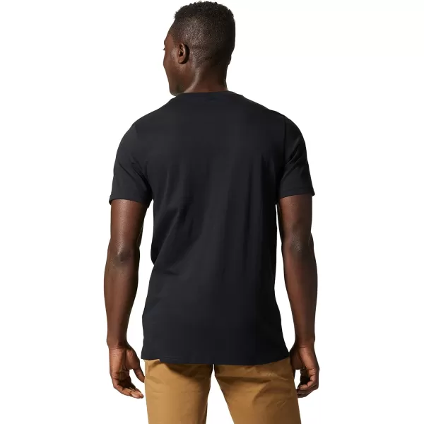 imageMountain Hardwear Mens MHW Logo Short Sleeve  Classic Lightweight Cotton TeeBlack