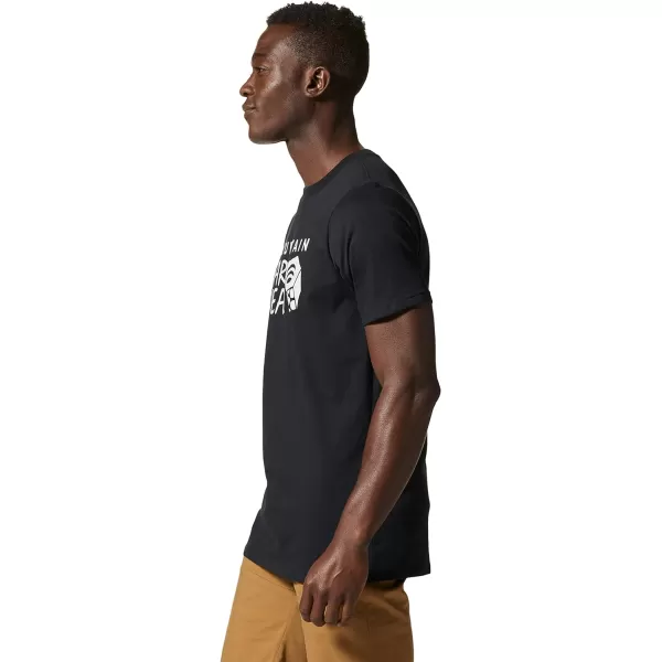 imageMountain Hardwear Mens MHW Logo Short Sleeve  Classic Lightweight Cotton TeeBlack