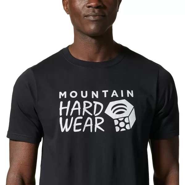 imageMountain Hardwear Mens MHW Logo Short Sleeve  Classic Lightweight Cotton TeeBlack