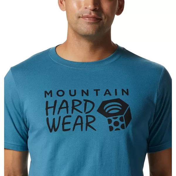 imageMountain Hardwear Mens MHW Logo Short Sleeve  Classic Lightweight Cotton TeeCaspian