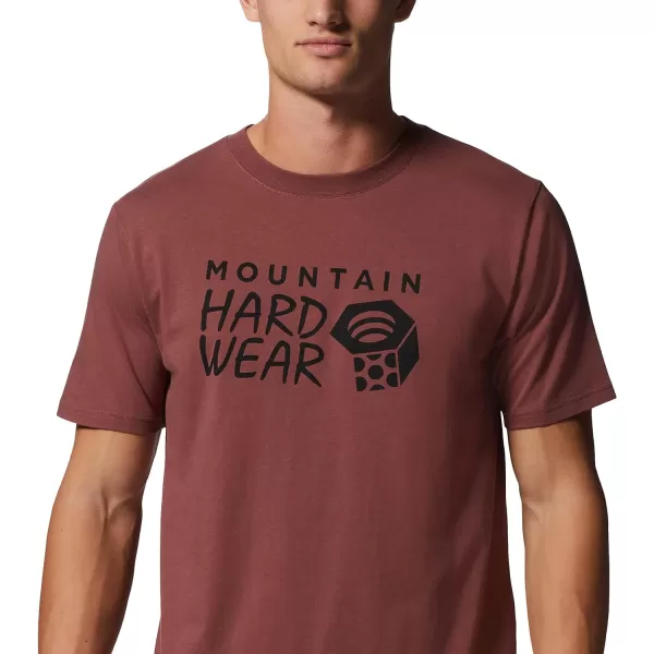 imageMountain Hardwear Mens MHW Logo Short Sleeve  Classic Lightweight Cotton TeeClay Earth