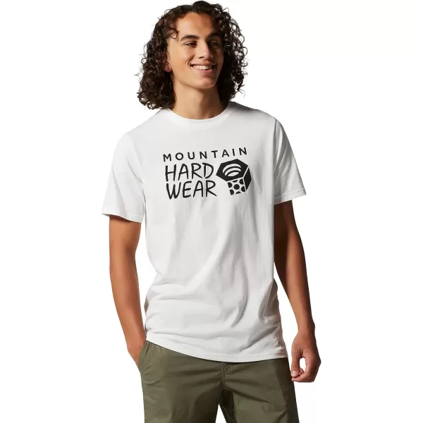 imageMountain Hardwear Mens MHW Logo Short Sleeve  Classic Lightweight Cotton TeeFogbank