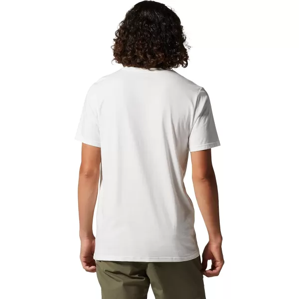 imageMountain Hardwear Mens MHW Logo Short Sleeve  Classic Lightweight Cotton TeeFogbank