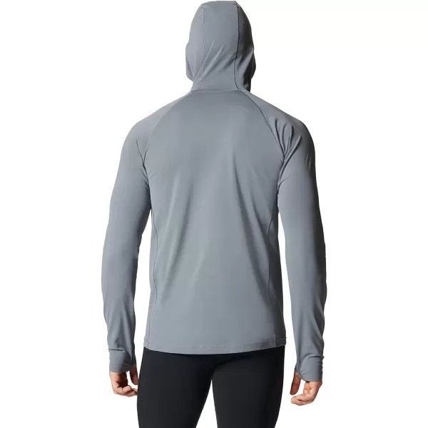 imageMountain Hardwear Mens Mountain Stretch Hoody for Hiking Casual Camping and BackpackingFoil Grey